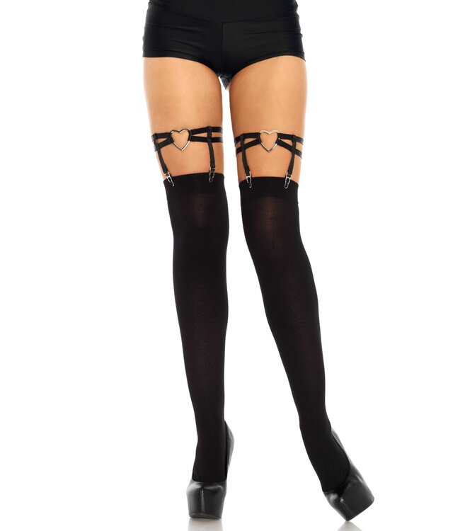 Leg Avenue Dual Strap Heart Garters