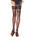Leg Avenue Sheer Stay Up'S With Backseam
