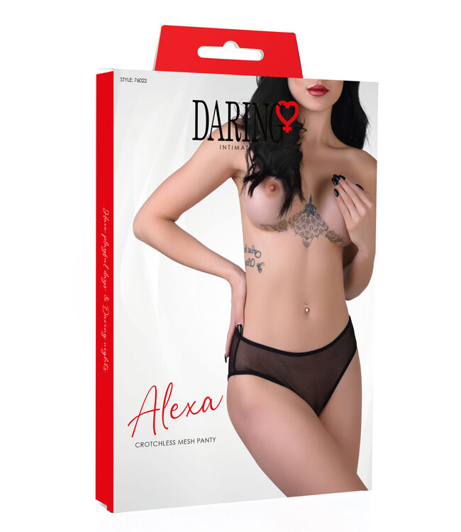 Daring Intimates Alexa crotchless mesh panty