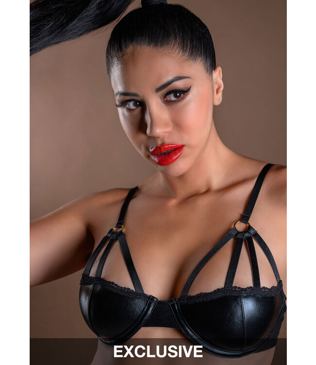 Daring Intimates Naughty Whispers Wetlook Bra With Straps