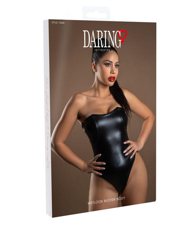 Daring Intimates Naughty Whispers Wetlook Bustier Body