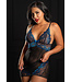 Daring Intimates Floral lace dress with string