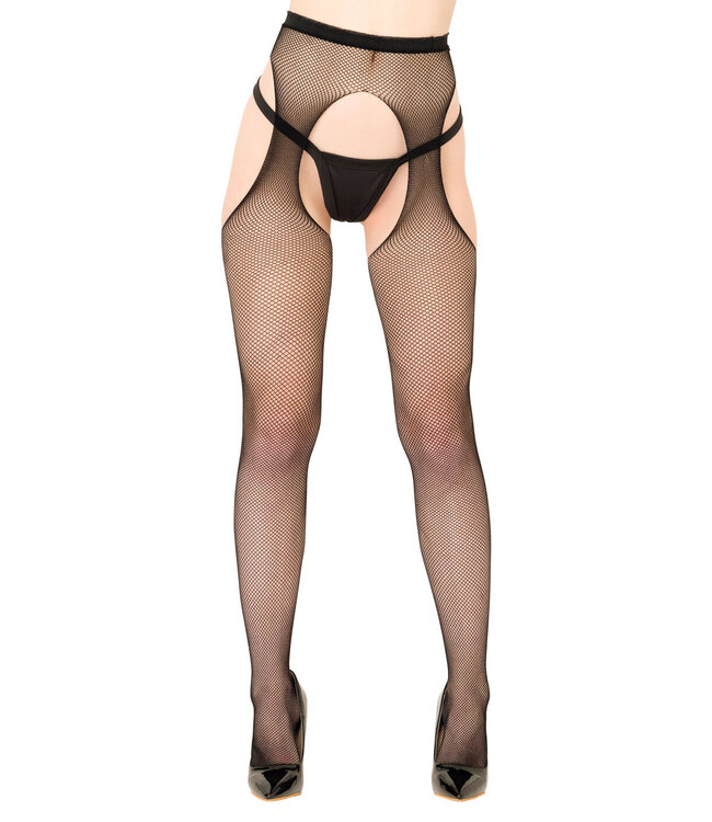 Daring Intimates Fishnet Suspender Tights