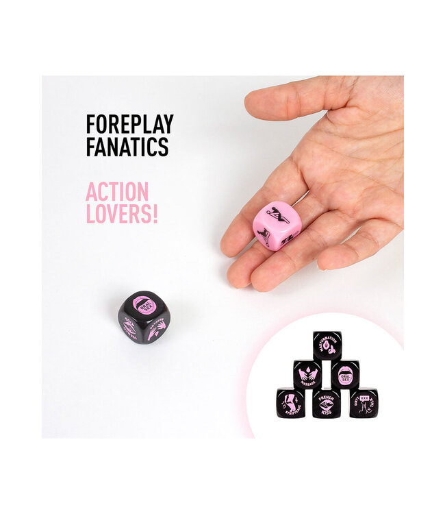 Secret Play Foreplay Lovers Dice 2 Pcs