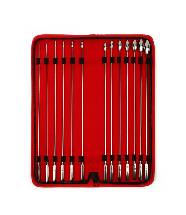 Mr. Steel Rosebud Urethral Sounds 13 Pcs