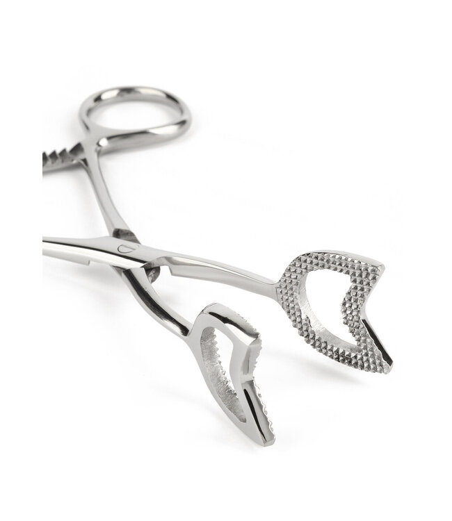 Mr. Steel Cube Tongs V Shape