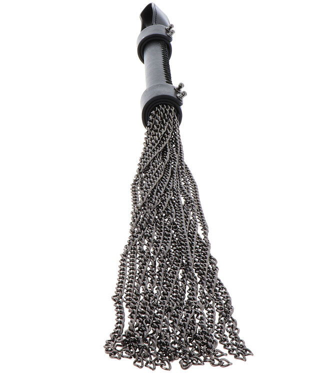 Hidden Desire Masters Real Leather Chain Whip