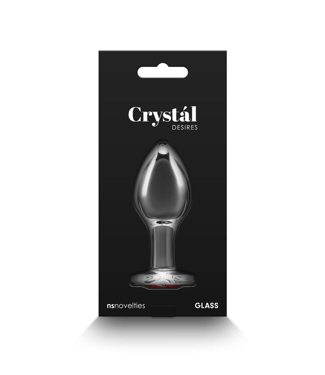 NS Novelties Crystal Desires Red Heart Medium