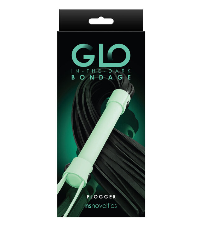 NS Novelties GLO Bondage Flogger