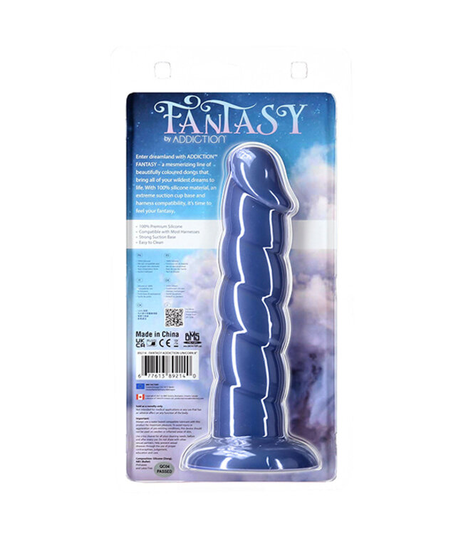 Addiction - Fantasy Addiction 20 cm Unicorn Blauw