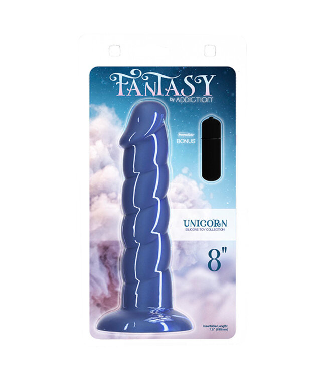 Addiction - Fantasy Addiction 20 cm Unicorn Blauw