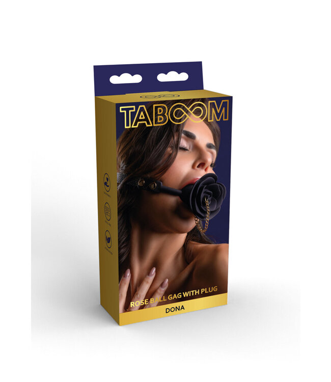 Taboom Dona Rose Ball Gag with Plug