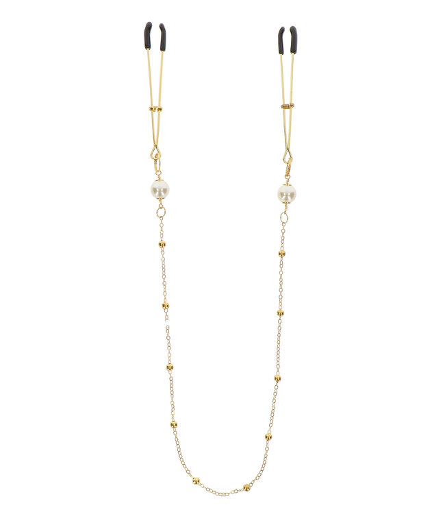 Taboom Nipple Play Tweezers Pearl & Deluxe Chain