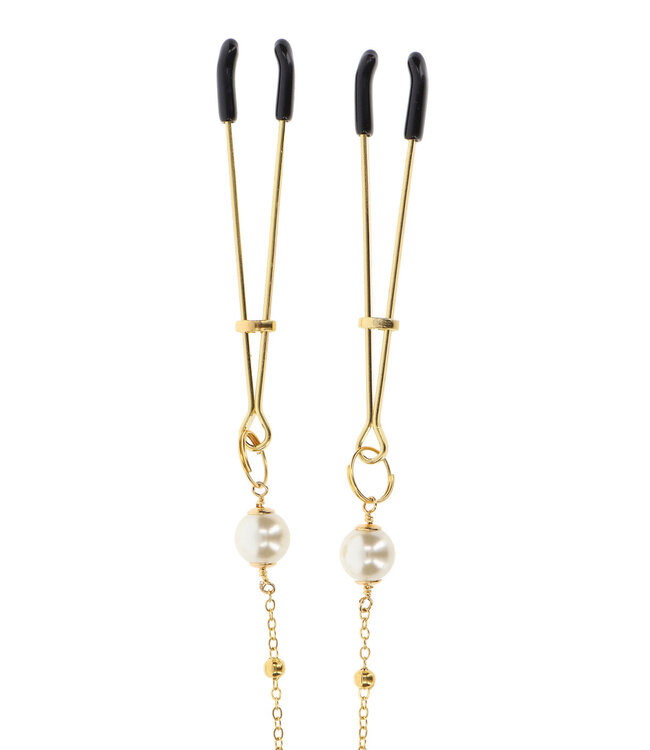 Taboom Nipple Play Tweezers Pearl & Deluxe Chain