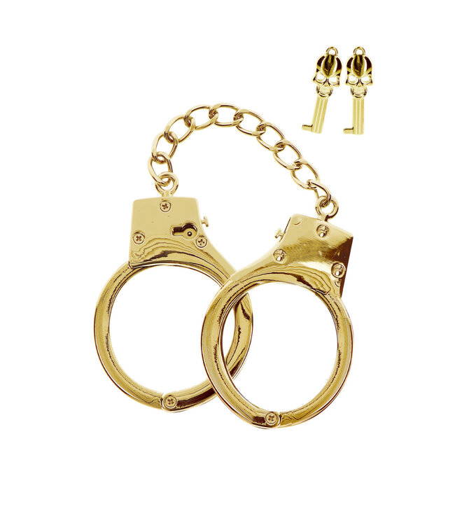 Taboom Bondage in Luxury Gold Plated BDSM Handcuffs