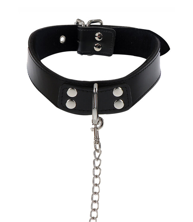 Taboom Bondage Essentials Elegant Collar and Chain Leash