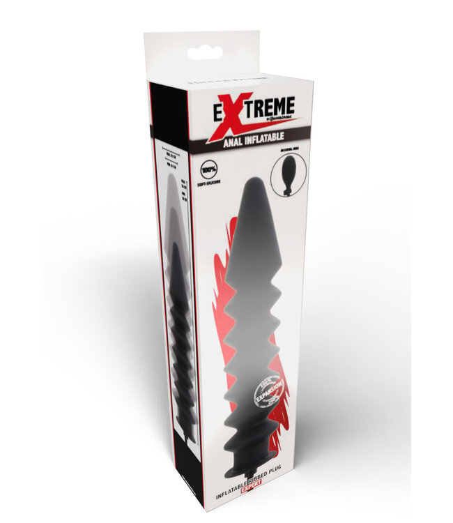 Hidden Desire Extreme Inflatable Ribbed Plug - Expert
