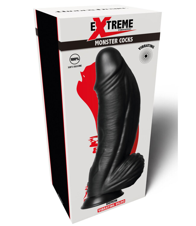 Hidden Desire Extreme Vibrating Demon Monster Dildo
