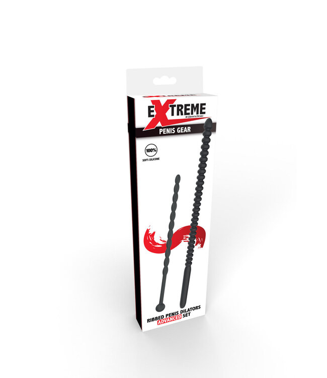 Hidden Desire Extreme Ribbed Penis Dilator Set 2 pcs