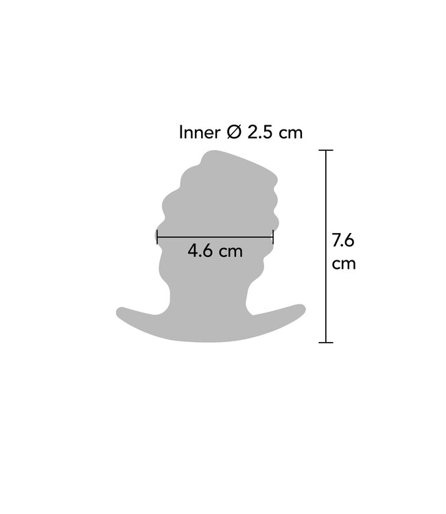 Hidden Desire Extreme Invader Open Plug Medium