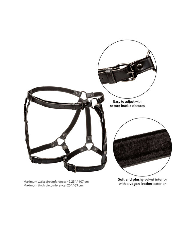 CalExotics Euphoria Collection Riding Thigh Harness