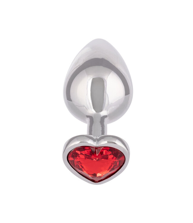 CalExotics Jewel Large Ruby Heart Plug