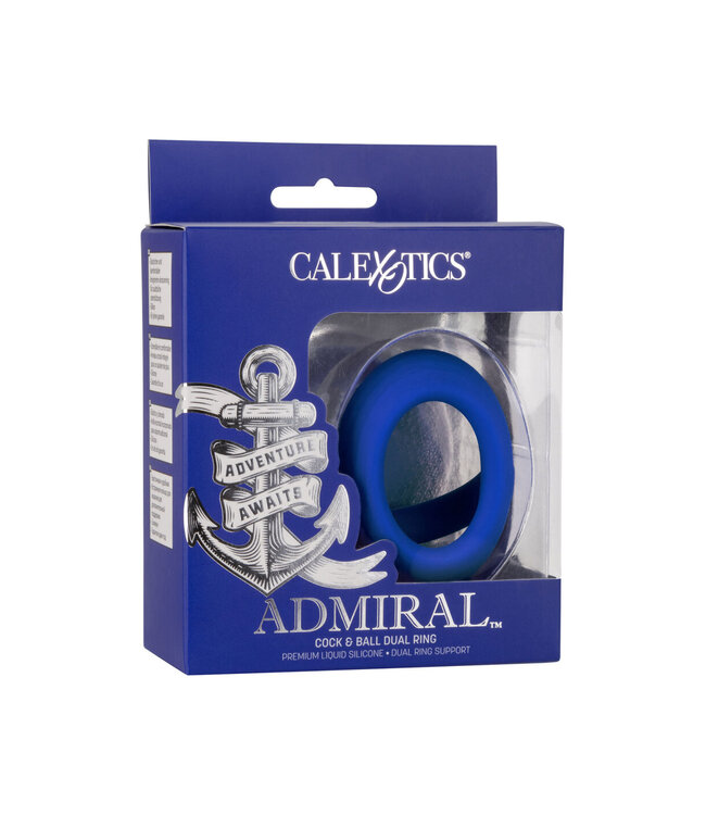 CalExotics Admiral Cock & Ball Dual Ring