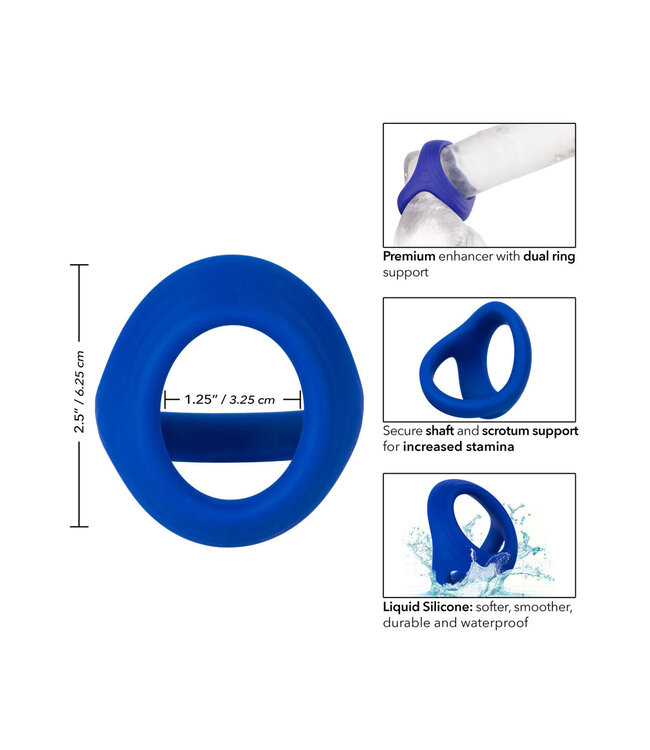 CalExotics Admiral Cock & Ball Dual Ring