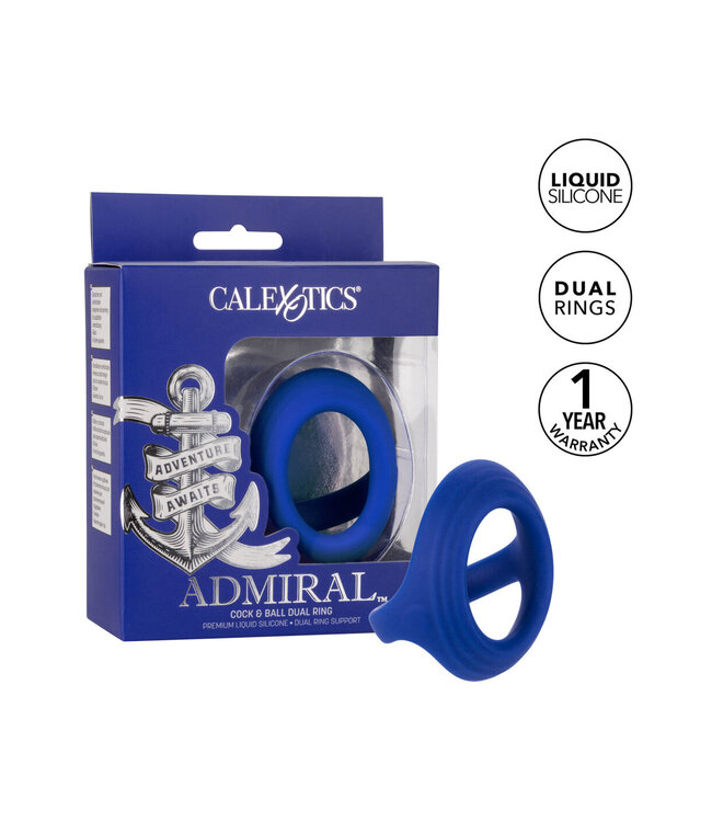 CalExotics Admiral Cock & Ball Dual Ring