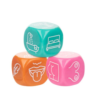 CalExotics Naughty Bits Roll With It Icon-Based Sex Dice Game