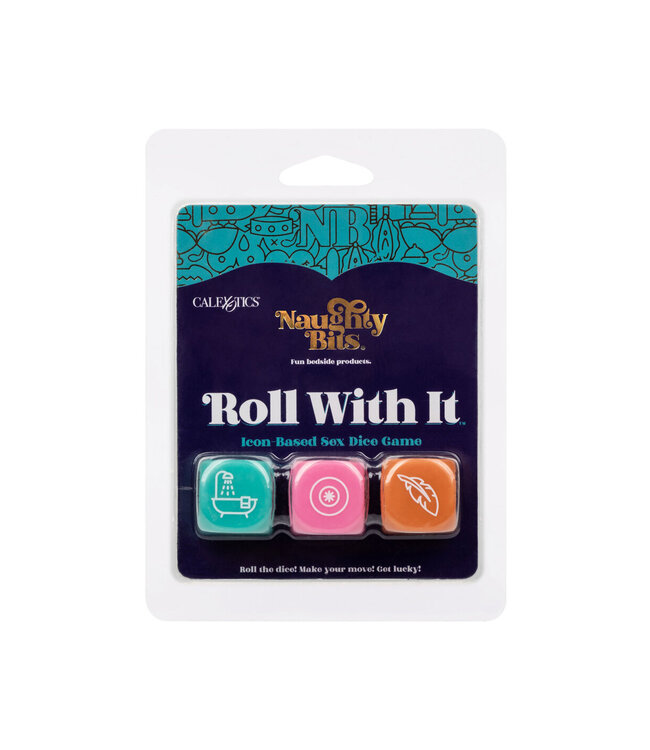 CalExotics Naughty Bits Roll With It Icon-Based Sex Dice Game
