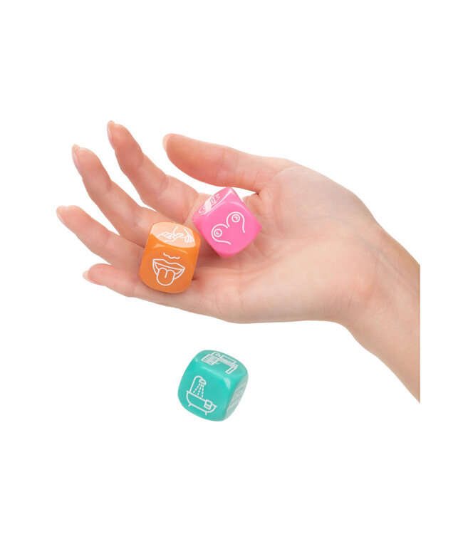 CalExotics Naughty Bits Roll With It Icon-Based Sex Dice Game
