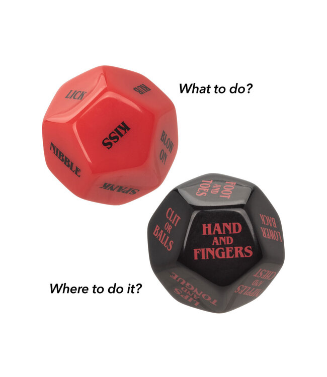 CalExotics Naughty Bits Roll Play Naughty Dice Set