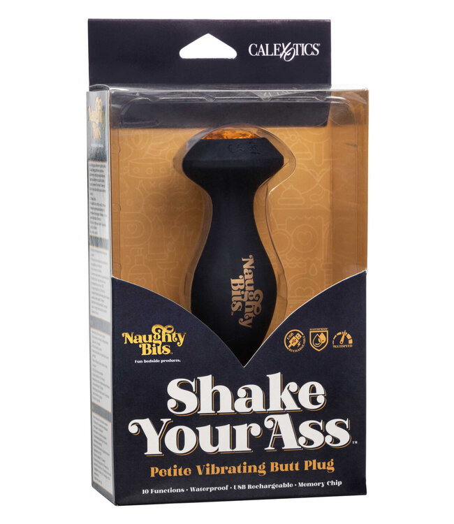 CalExotics Naughty Bits Shake Your Ass Petite Vibrating Butt Plug