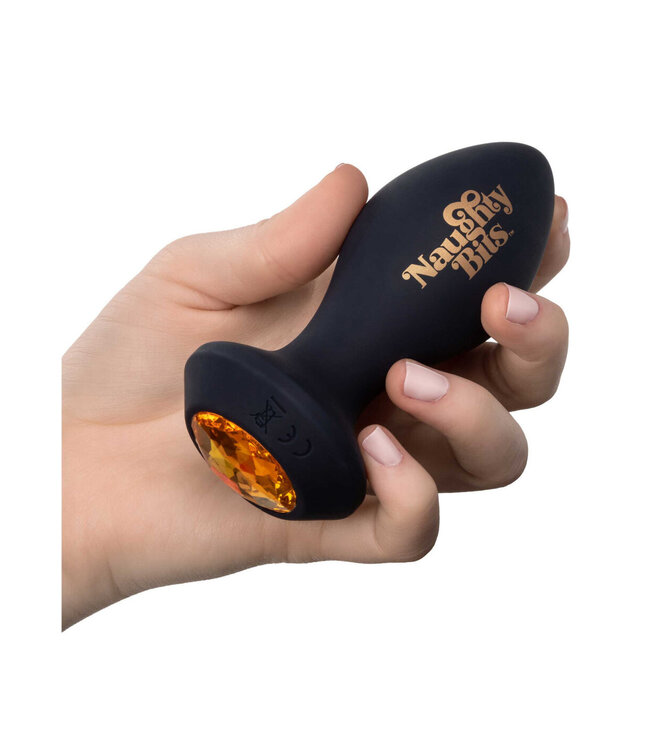 CalExotics Naughty Bits Shake Your Ass Petite Vibrating Butt Plug