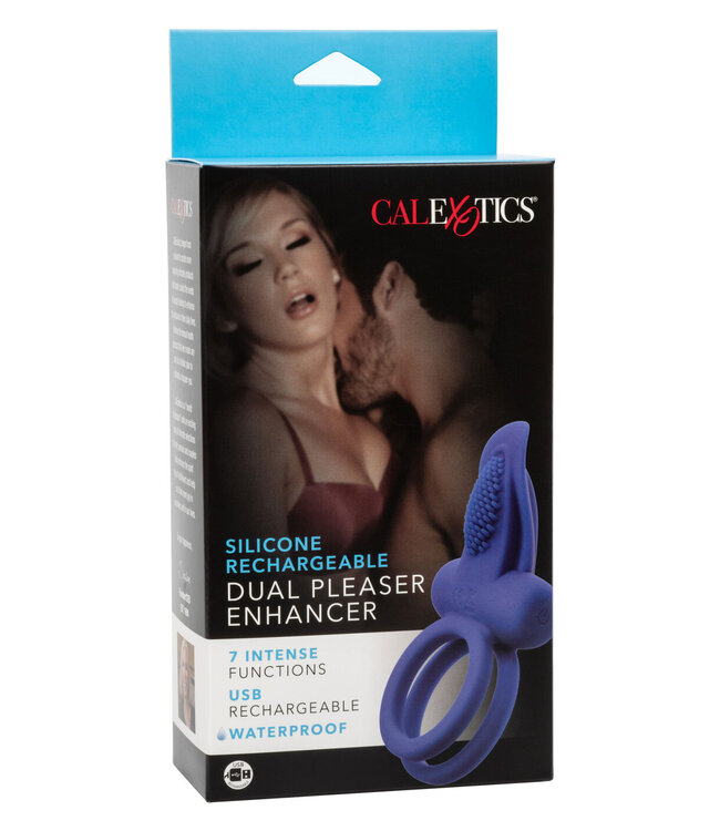 CalExotics Silicone Rechargeable Dual Pleaser Enhancer