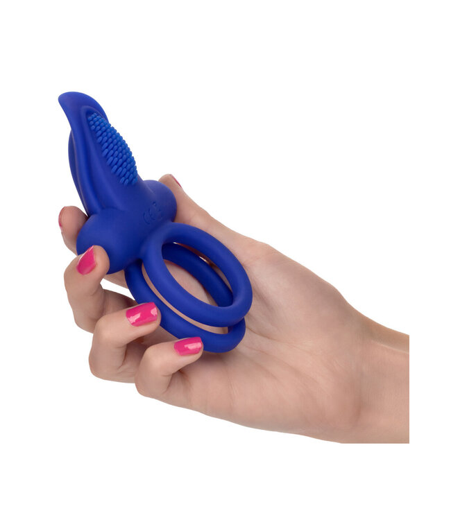 CalExotics Silicone Rechargeable Dual Pleaser Enhancer