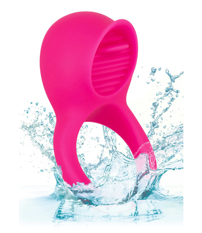 CalExotics Silicone Rechargeable Teasing Tongue Enhancer