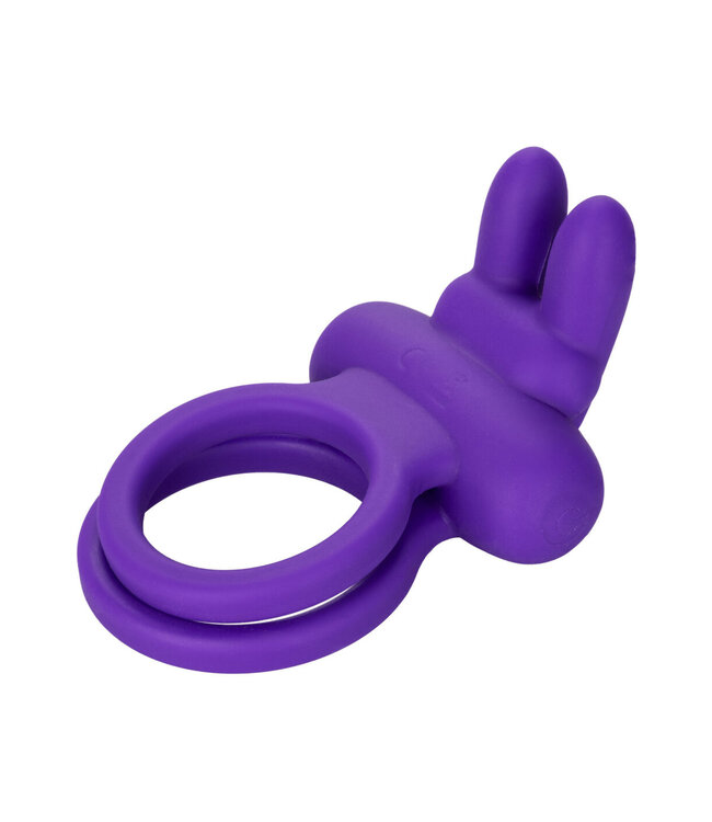 CalExotics Silicone Rechargeable Dual Rockin’ Rabbit Enhancer