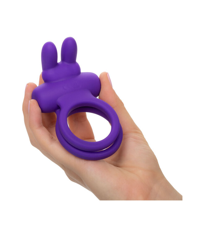 CalExotics Silicone Rechargeable Dual Rockin’ Rabbit Enhancer