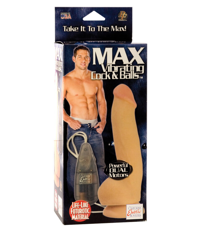 CalExotics Max Vibrating Cock & Balls