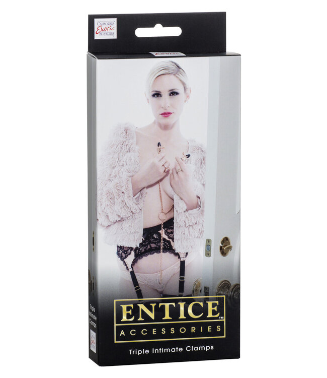 CalExotics Entice Accessories Triple Intimate Clamps