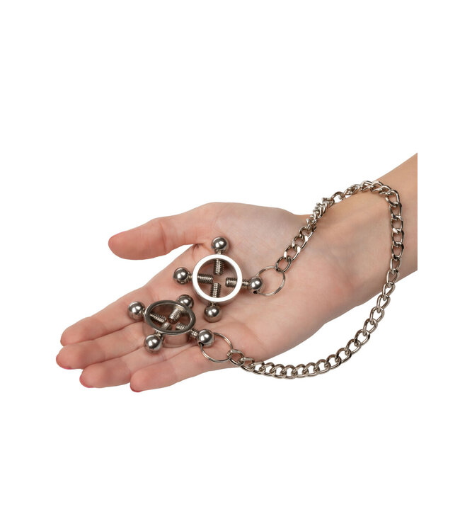 CalExotics Nipple Grips 4-Point Nipple Press with Chain