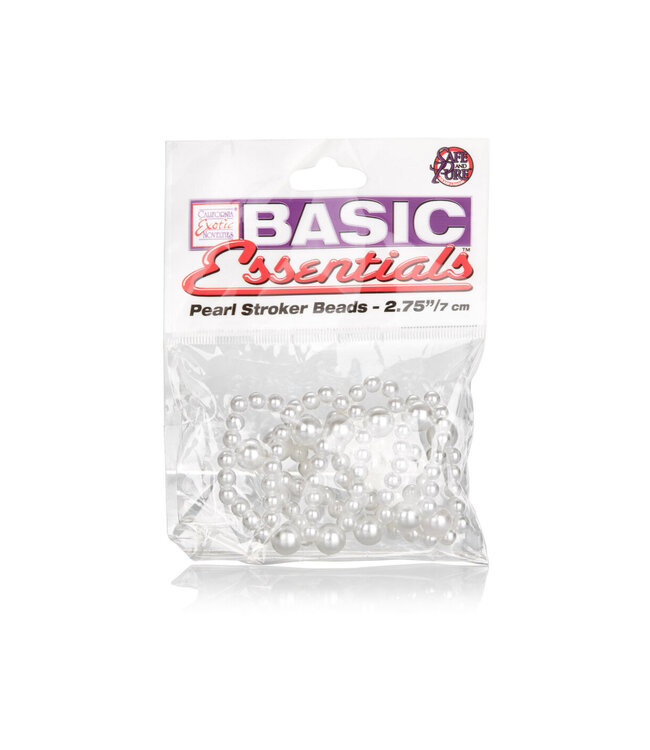 CalExotics Basic Essentials Pearl Stroker Beads 2.75'/7 cm