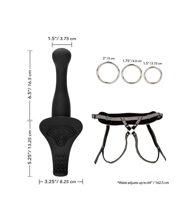 CalExotics Her Royal Harness The Royal Vibrating Set