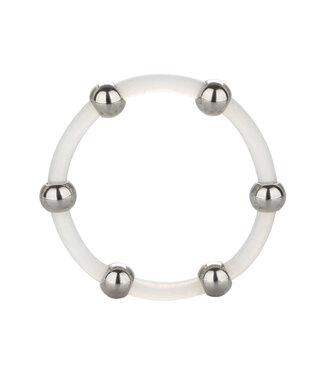 CalExotics Steel Beaded Silicone Ring Extra Large