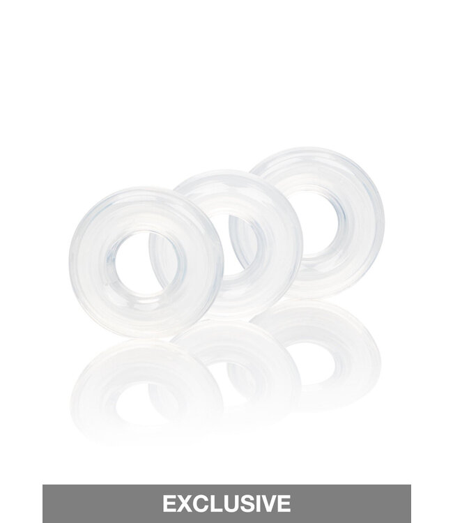 CalExotics Set of 3 Silicone Stacker Rings
