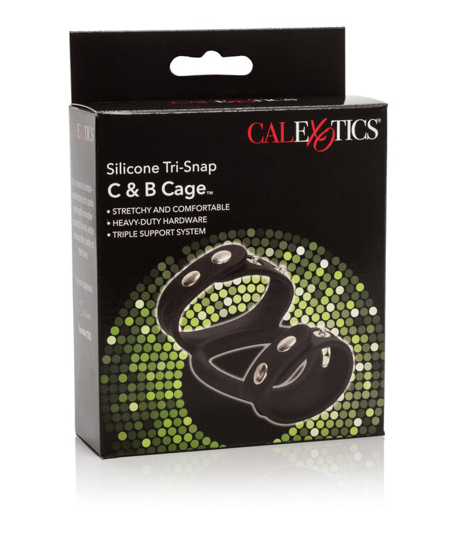CalExotics Silicone Tri-Snap C & B Cage