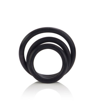 CalExotics Black Rubber Ring - 3 Piece Set
