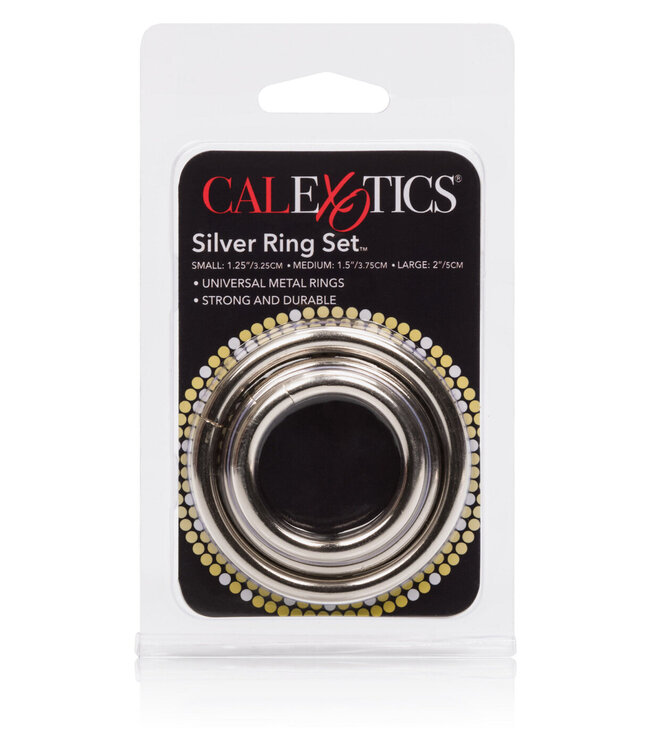 CalExotics Silver Ring - 3 Piece Set